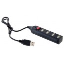 Przedłużacz rozdzielacz kabel HUB 4x USB 2.0 do Sony PlayStation 3 PS3