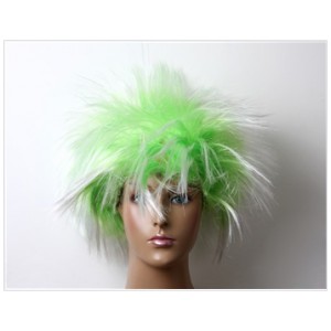 Peruka cosplay kanekalon krótkie włosy - kolor zielony