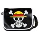 One Piece torba teczka na ramię - Straw Hat Pirates (czarna)