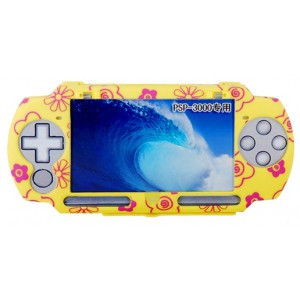Osłona etui ochronne na Sony PSP 3000/3003/3004/300x Slim & Lite (żółta)