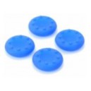 Nakładka nasadka silikonowa na analog grzybek pada PlayStation 2/3/4 PS2 PS3 PS4, Xbox 360 / One - zestaw 4 szt (niebieska)
