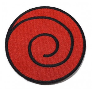 Naruto Shippuuden naszywka przyszywka łatka - klan Uzumaki (czerwona)