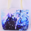Vocaloid torba zakupowa tote na ramię - Hatsune Miku (niebieska)