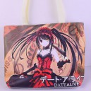 Date A Live torba zakupowa tote na ramię - Kurumi Tokisaki (pomarańczowa/czerwona)
