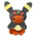 Pokemon maskotka figurka pluszowa pluszak - Eevee w ponczo Umbreon (czarna/brązowa)